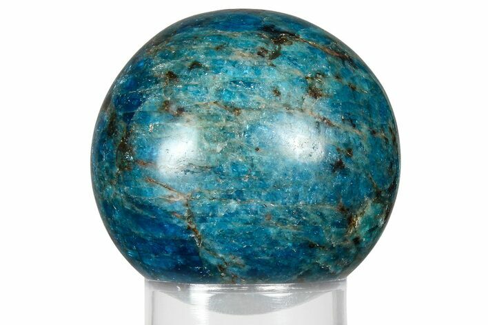 Bright Blue Apatite Sphere - Madagascar #367050
